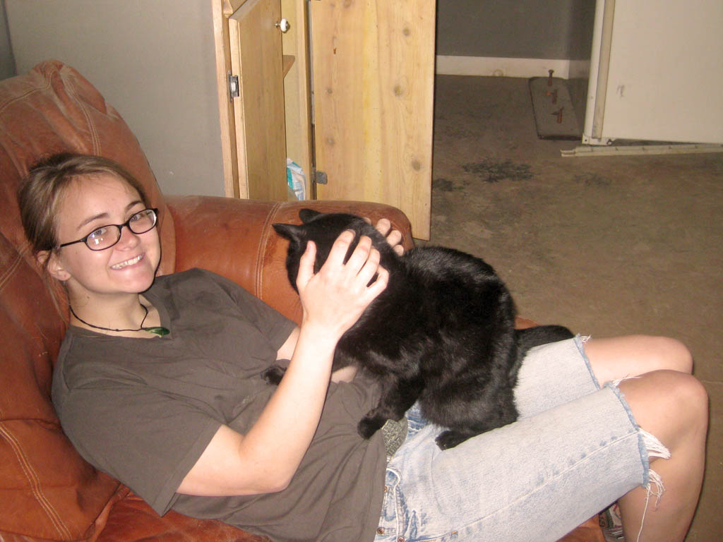 Emily and Black Cat (Category:  Party)