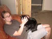 Emily and Black Cat (Category:  Party)