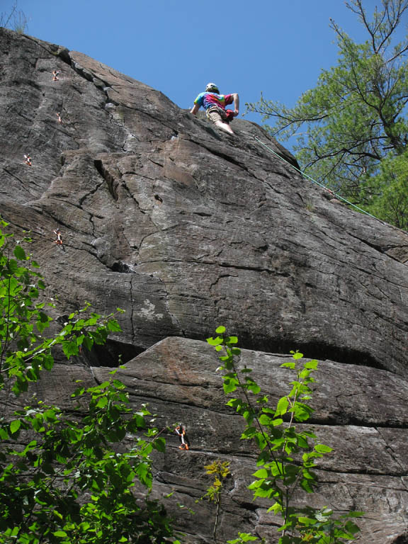 Zupes leading Lonesome Dove. (Category:  Rock Climbing)