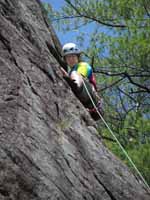 Zupes leading Lonesome Dove. (Category:  Rock Climbing)