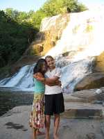 Tonic and Emily at Ithaca Falls. (Category:  Party)