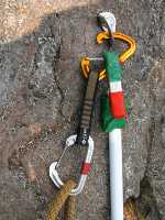 Stick clip... sweet! (Category:  Rock Climbing)