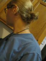 Emily.  If all I get is pictures of the back of your head, then that is what I'm going to post. (Category:  Party)