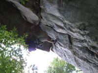 Alex on Delusions of Grandeur. (Category:  Rock Climbing)