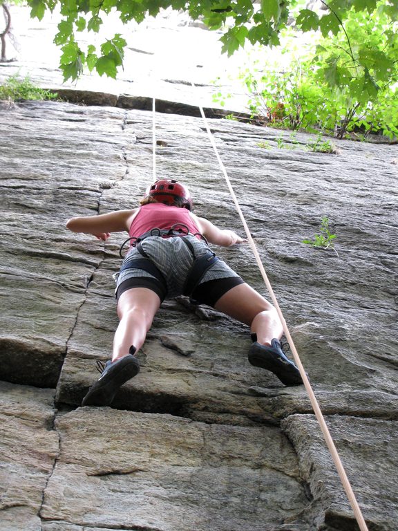 Unique angle. (Category:  Rock Climbing)