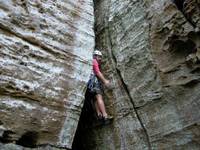 Phil leading The Wal-Martification Of Trad. (Category:  Rock Climbing)