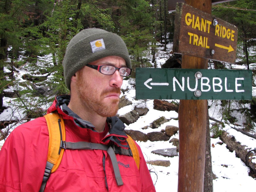 Don't nubble me, bro! (Category:  Hiking)