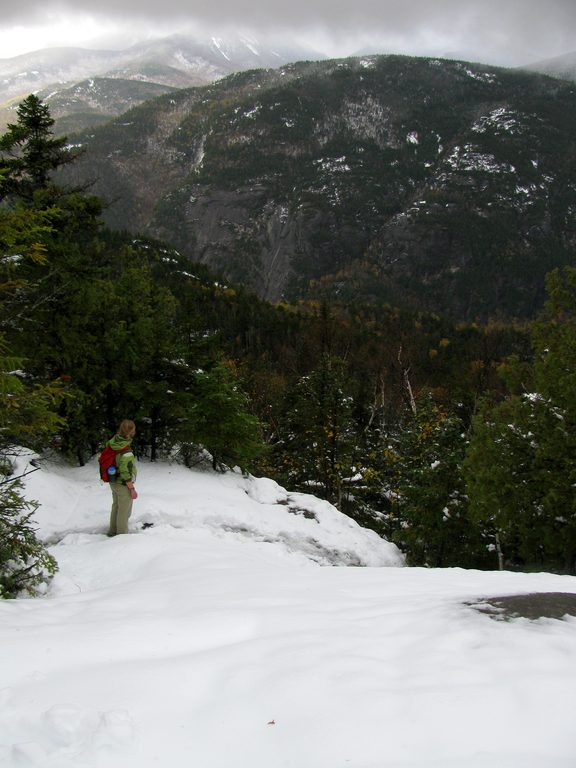 Plenty of elevation remaining, but already lots of snow. (Category:  Hiking)