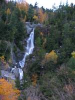 Roaring Brook Falls from route 73. (Category:  Hiking)