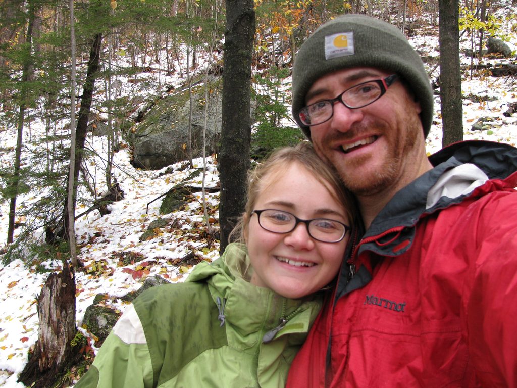 Plenty of snow even at low elevations. (Category:  Hiking)