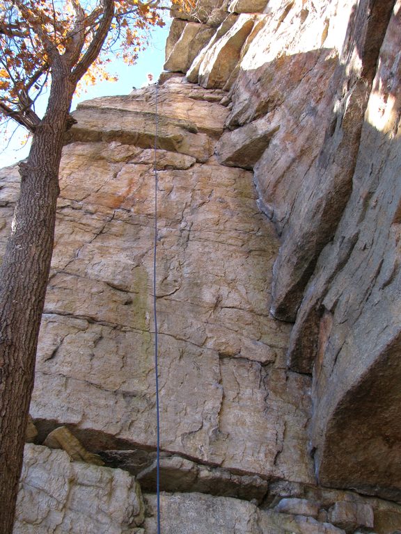 Very excited to finally get Ent's Line clean. (Category:  Rock Climbing)