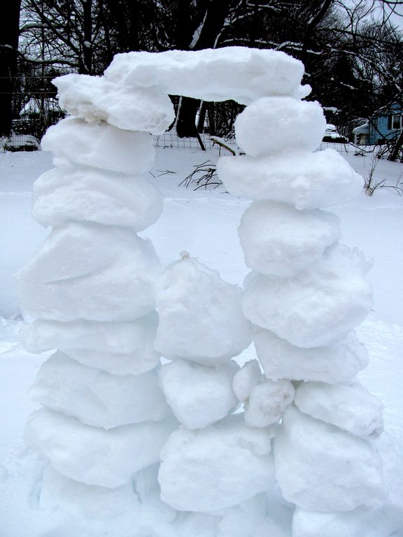 Snowhenge!!!! (Category:  Camping)