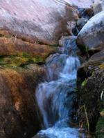 Tiny falls at the base of Dark Shadows. (Category:  Rock Climbing)