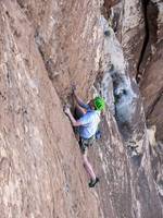 Graham leading Sour Mash. (Category:  Rock Climbing)