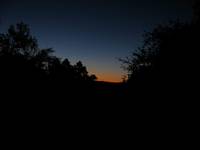 Dawn breaking on the hike to Eagle Dance. (Category:  Rock Climbing)