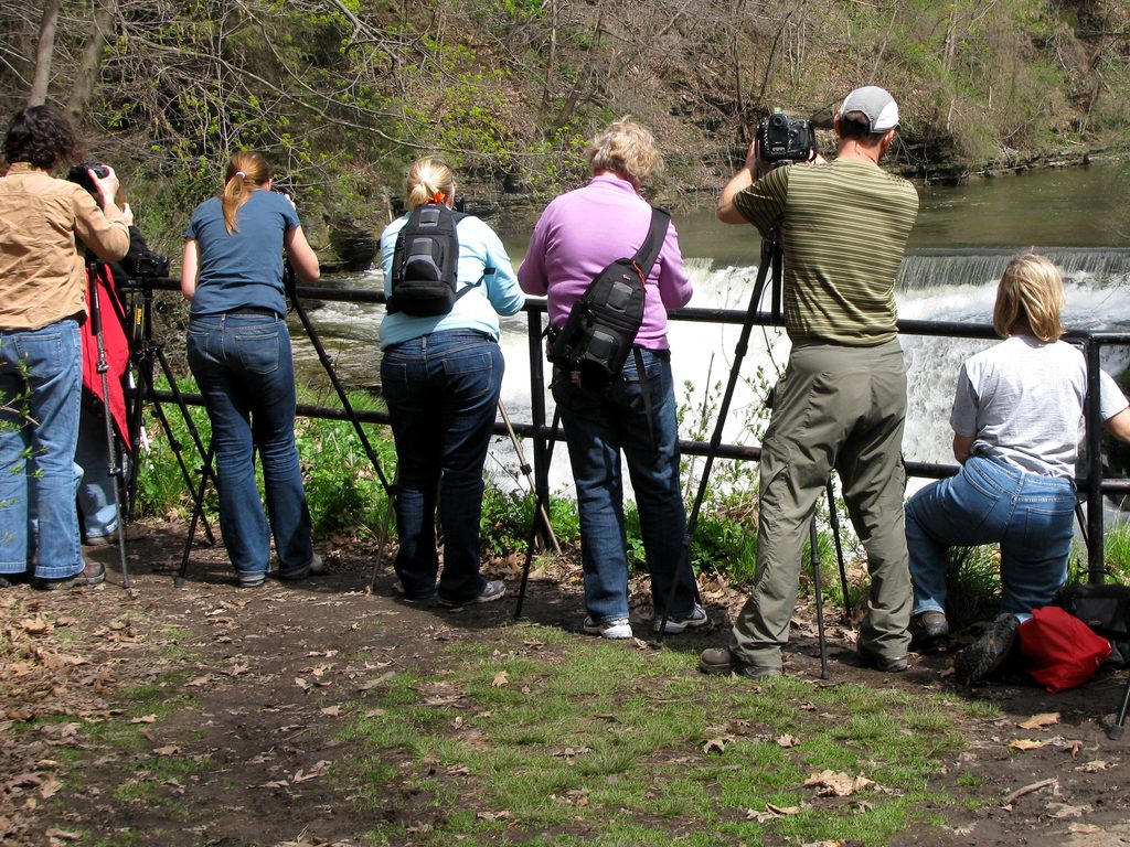 Falls at the top of Beebe Lake. (Category:  Photography)