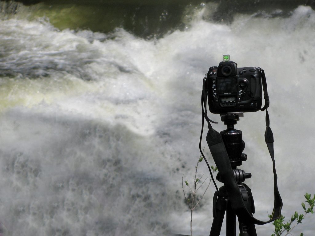 Falls at the top of Beebe Lake. (Category:  Photography)