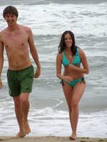 Lars and Jen at the beach. (Category:  Rock Climbing, Tree Climbing)