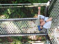 Jasper at the UBC botanical gardens. (Category:  Rock Climbing, Tree Climbing)