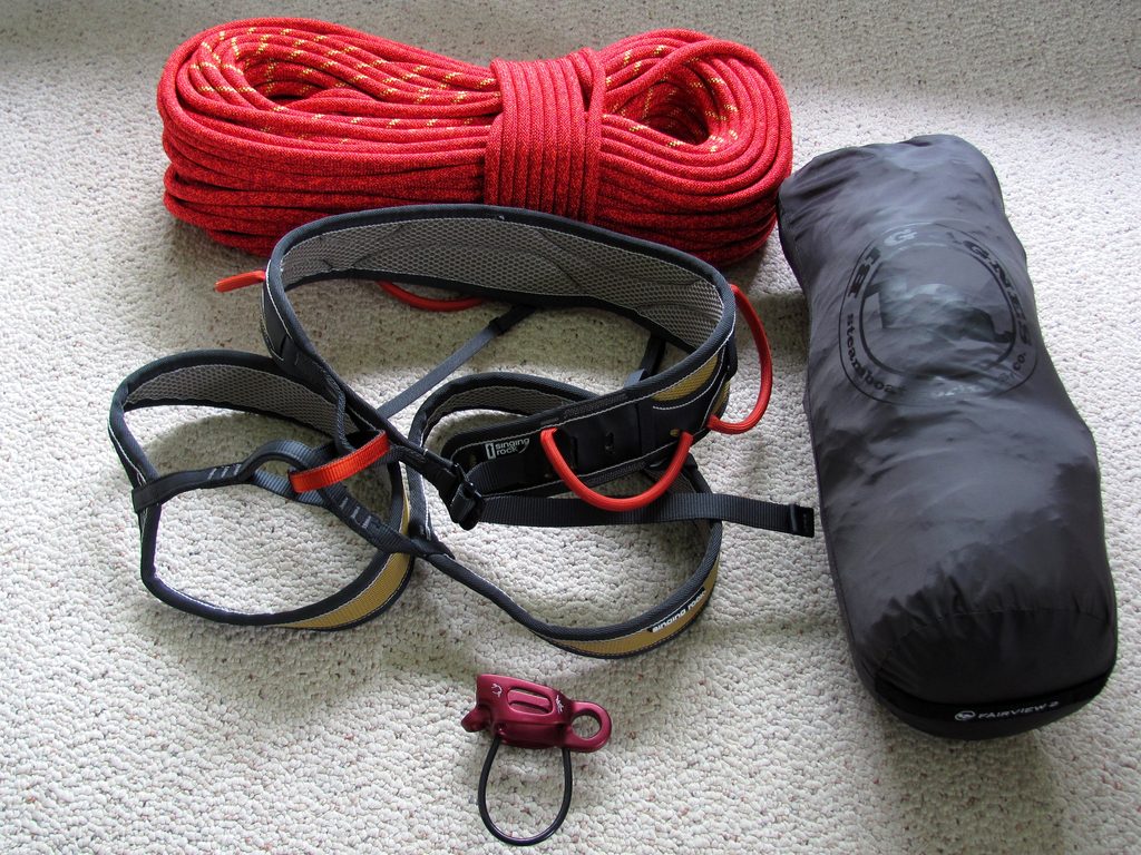 New gear for the road trip! (Category:  Rock Climbing, Tree Climbing)