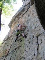 Me on Ent's Line. (Category:  Rock Climbing)