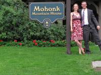 Tina and me at the Mohonk Mountain House. (Category:  Rock Climbing)