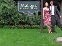 Tina and me at the Mohonk Mountain House. (Category:  Rock Climbing)