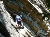 Owen on Shit Or Go Blind. (Category:  Rock Climbing)