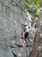 Owen on Dogs In Heat. (Category:  Rock Climbing)