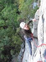 Amy on Madame G's (Category:  Rock Climbing)