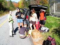 Packing gear. (Category:  Rock Climbing)