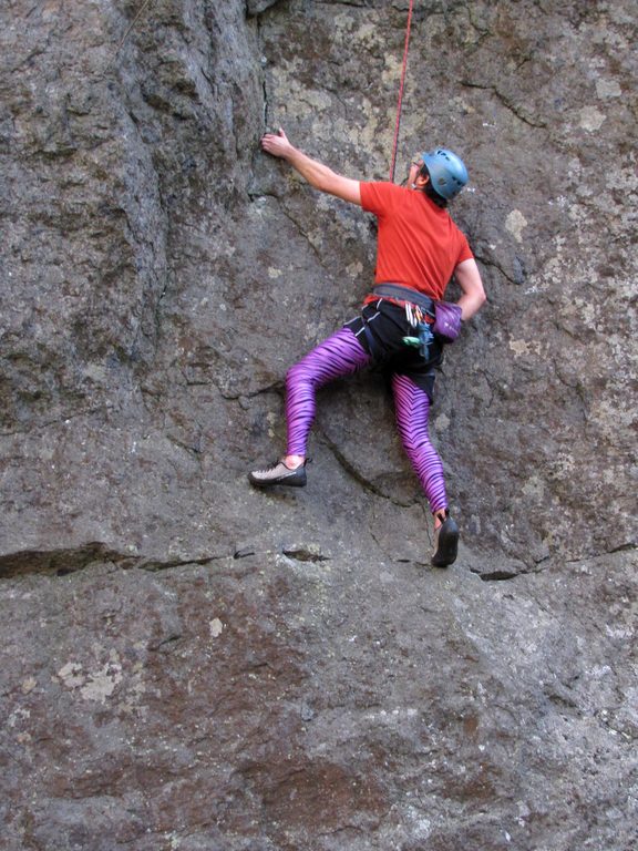 Alex rocking the tights! (Category:  Rock Climbing)