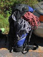 My Bora 95 loaded to the gills. (Category:  Rock Climbing)