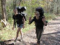 Carolyn and Emily (Category:  Rock Climbing)