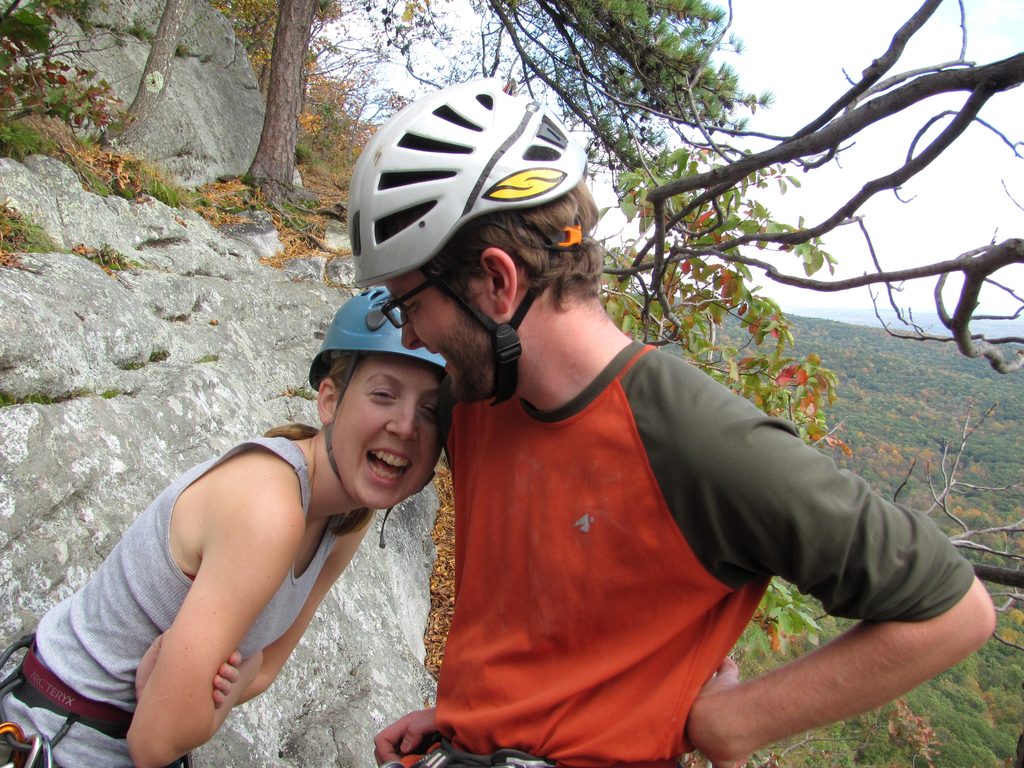 Beth and Mike (Category:  Rock Climbing)