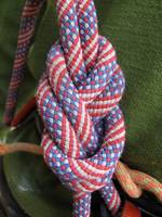 Bobby's American flag rope. (Category:  Rock Climbing)
