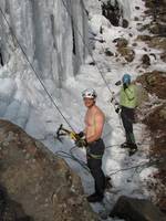 Emily was very embarrassed. (Category:  Ice Climbing)