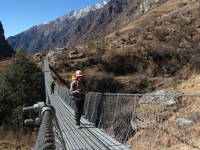 Dave and Josh on a bridge. (Category:  Travel)