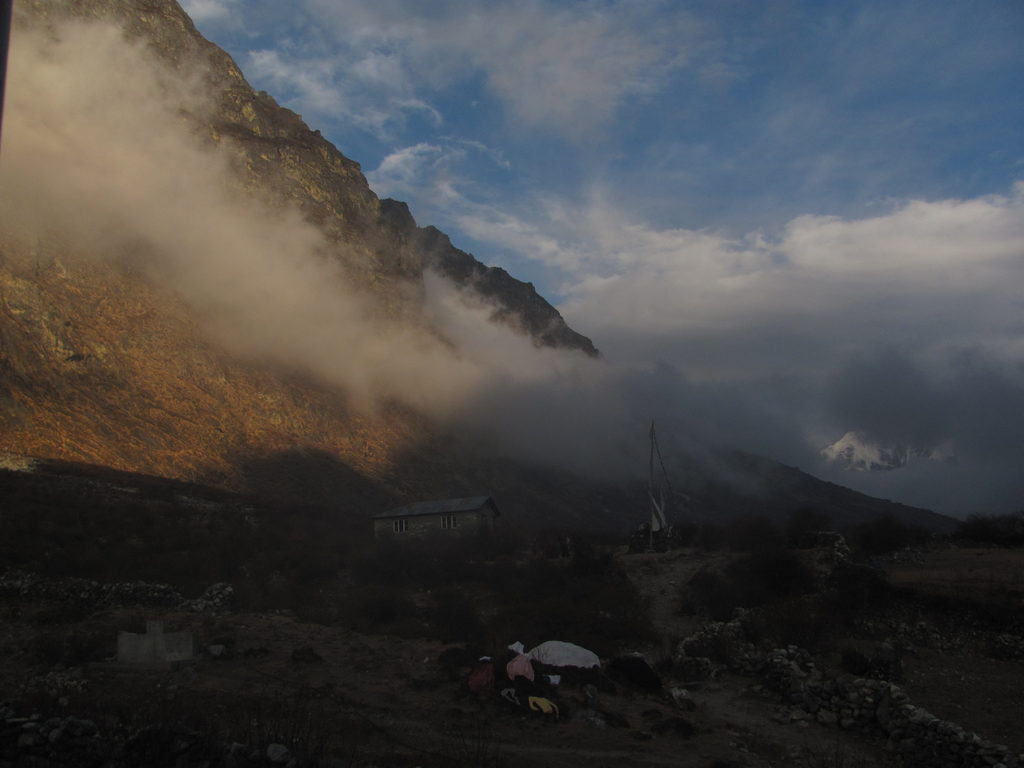 Sunset on Gang Chhenpo. (Category:  Travel)