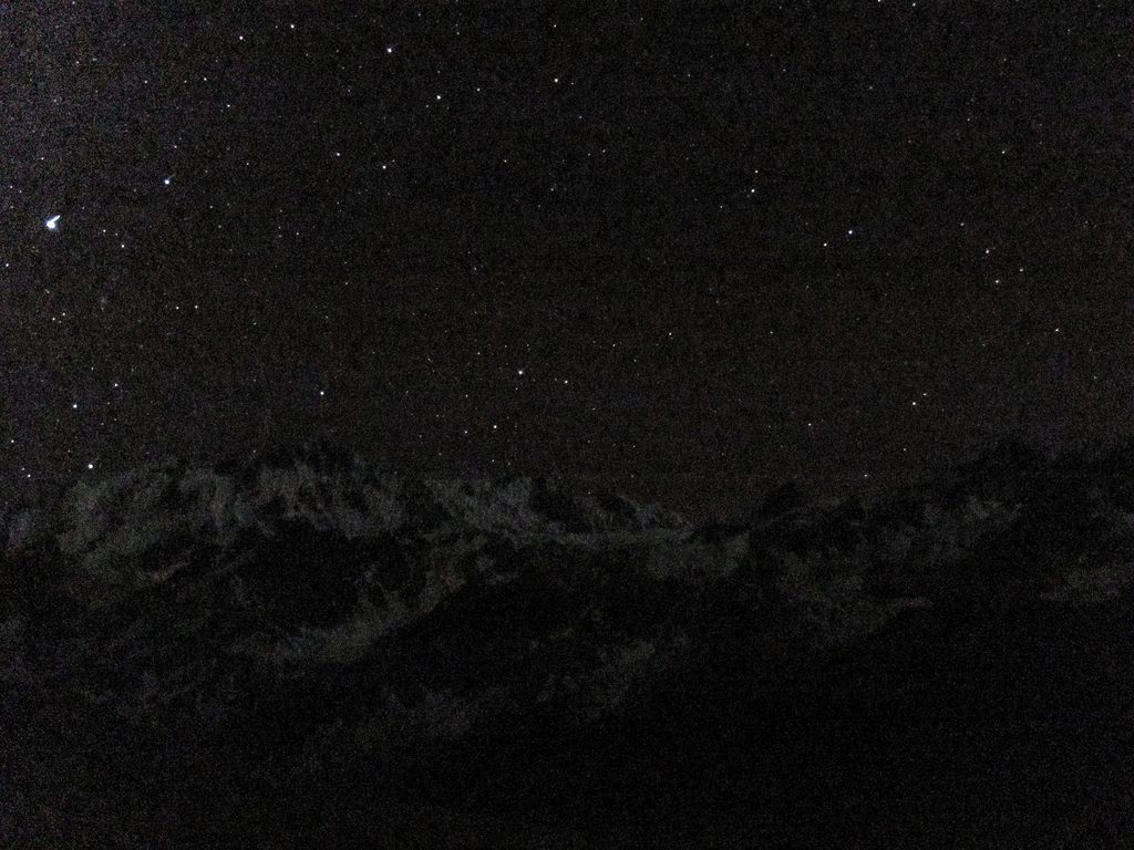 Stars and mountains. (Category:  Travel)