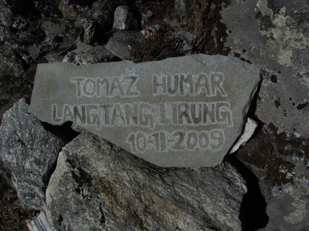 World famous Slovenian alpinist Tomaz Humar was killed while soloing the south face of Langtang Lirung in November, 2009. (Category:  Travel)