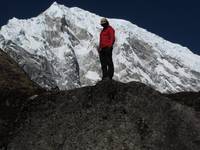 Josh with Langtang Lirung in the background. (Category:  Travel)