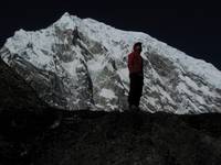 Josh with Langtang Lirung in the background. (Category:  Travel)