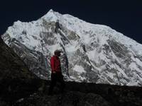 Me with Langtang Lirung in the background. (Category:  Travel)