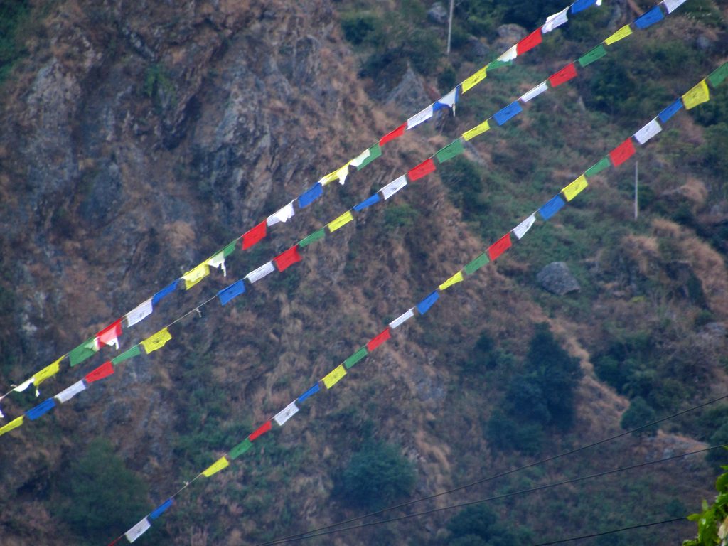 Beginning the hike into the Langtang valley. (Category:  Travel)