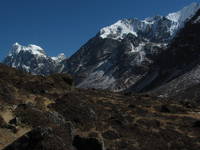 Langshisa Ri and Gang Chhenpo. (Category:  Travel)