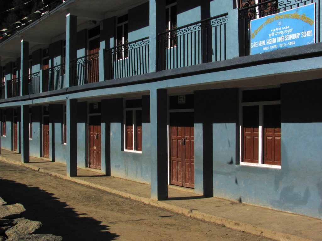 Thulo Shyaphru school. (Category:  Travel)