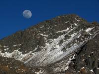 Full moon rising over Gosain Kund. (Category:  Travel)