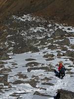 Dave and Josh hiking up to Laurebina Pass. (Category:  Travel)