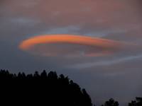 Halo shaped cloud.  Portent of the storm to come? (Category:  Travel)